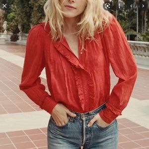 Doen, Dilly Top, Tomato, XS